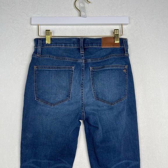 Madewell Denim 9" High Rise Skinny Jeans‎ with Stretch, SIZE 26 (Size 2) - Picture 5 of 15